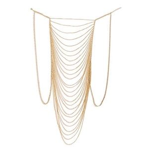 Crossover Bikini Body Chain Necklace